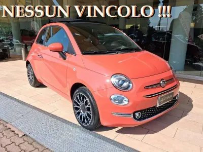 Usata Fiat 500C Dolcevita 69 CV (50 kW) 2023 Arancio sicilia Cabrio