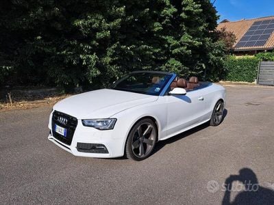 Usata Audi A5 Cabriolet 190 CV (139 kW) 2015 Bianco Cabrio
