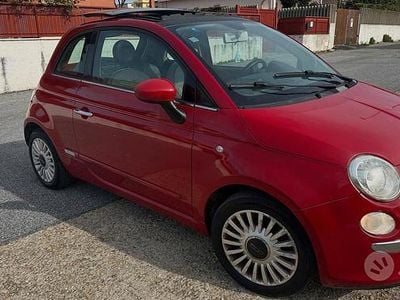Usata Fiat 500 69 CV (50 kW) 2009 Rosso Cabrio