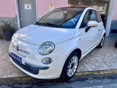 Usata Fiat 500C Lounge 69 CV (50 kW) 2011 Bianco Cabrio