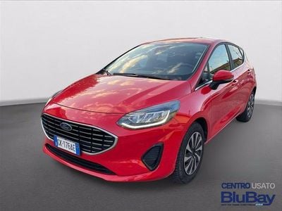Usata Ford Fiesta Titanium 75 CV (55 kW) 2022 Rosso Utilitaria