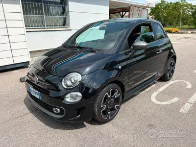Usata Fiat 500S S 69 CV (50 kW) 2019 Nero Utilitaria