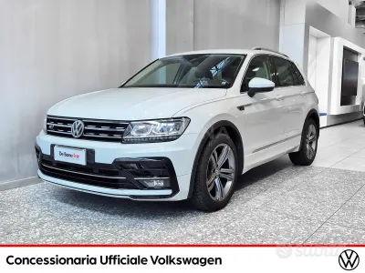 Usata VW Tiguan Sportline 131 CV (96 kW) 2019 Bianco SUV