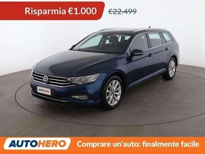 Usata VW Passat Business 150 CV (110 kW) 2022 Blu Station wagon