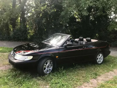 Usata Saab 900 Cabriolet 131 CV (96 kW) 1995 Nero Cabrio
