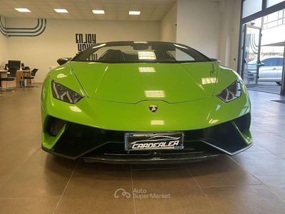 Usata Lamborghini Huracán 639 CV (469 kW) 2018 Verde Cabrio