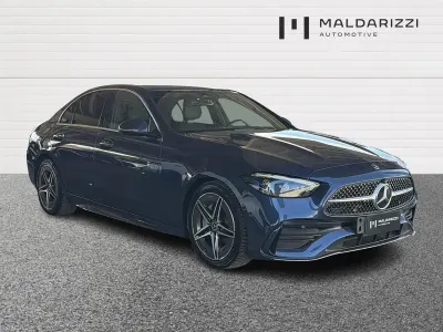 Usata Mercedes C220 AMG Line Premium 197 CV (144 kW) 2024 Blu sodalite Berlina