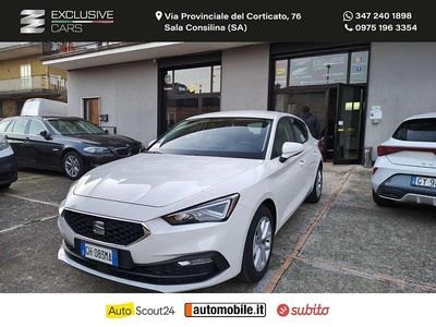 Usata Seat Leon Style 116 CV (85 kW) 2022 Bianco Berlina