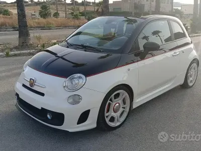 Usata Fiat 500 Abarth 2012 Bianco Cabrio