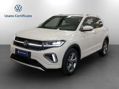 Usata VW T-Cross R-line 116 CV (85 kW) 2024 Ascot grey SUV