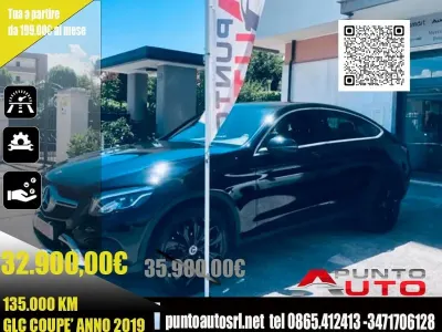Begagnad Mercedes GLC220 170 HK (125 kW) 2019 Svart Sportkupé
