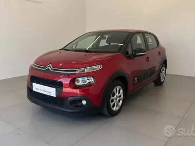 Usata Citroën C3 PureTech 83 CV (61 kW) 2019 Rosso Utilitaria