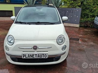Usata Fiat 500 Lounge 69 CV (50 kW) 2009 Bianco Cabrio