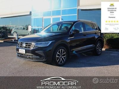 Usata VW Tiguan Life 150 CV (110 kW) 2021 Nero SUV