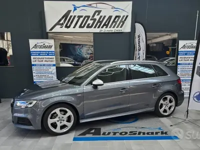 Usata Audi A3 S-Line 116 CV (85 kW) 2019 Grigio Berlina