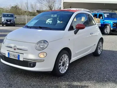 Usata Fiat 500C Lounge 69 CV (50 kW) 2015 Bianco Cabrio