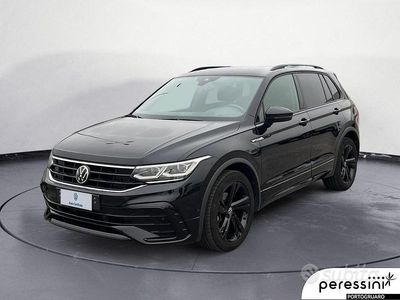 Usata VW Tiguan R-line 150 CV (110 kW) 2020 Nero SUV