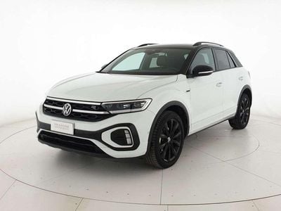 Usata VW T-Roc R-line 110 CV (80 kW) 2022 Pure white nero SUV
