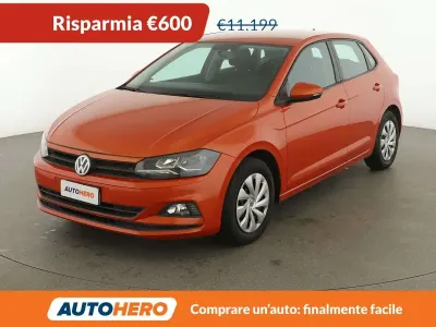 Begagnad VW Polo Trendline 65 HK (47 kW) 2018 Orange Halvkombi