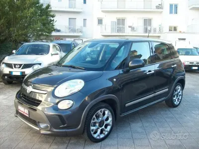 Usata Fiat 500L Trekking 105 CV (77 kW) 2014 Grigio Monovolume