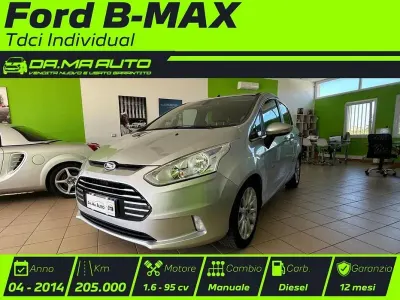 Usado Ford B-MAX Individual 95 CV (69 kW) 2014 Gris Monovolumen