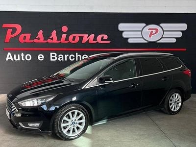 Usata Ford Focus Titanium 120 CV (88 kW) 2018 Nero Station wagon