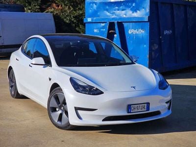 Usata Tesla Model 3 Long Range AWD 152 kW (208 CV) 2021 Bianco Berlina