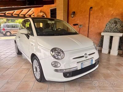 Usata Fiat 500 69 CV (50 kW) 2009 Bianco Cabrio