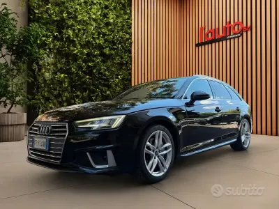 Usata Audi A4 S-Line 190 CV (139 kW) 2018 Nero Station wagon