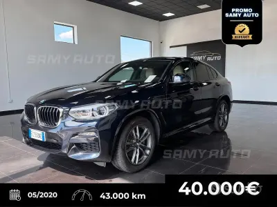 Usata BMW X4 M Sport 249 CV (183 kW) 2020 Blu/azzurro SUV