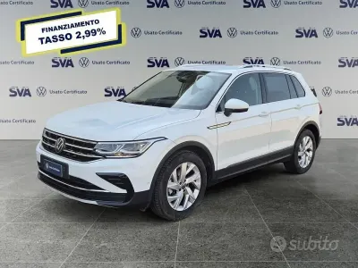 Usata VW Tiguan Elegance 150 CV (110 kW) 2022 Bianco SUV