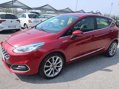 Usata Ford Fiesta Vignale 101 CV (74 kW) 2018 Rosso Utilitaria