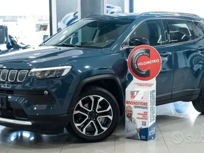 Begagnad Jeep Compass Limited 131 HK (96 kW) 2021 Blå SUV