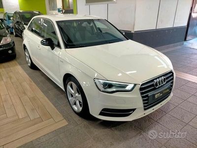 Usata Audi A3 Ambition 110 CV (80 kW) 2014 Bianco Berlina