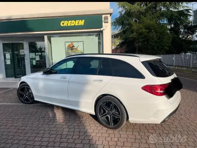 Usata Mercedes C220 Premium 170 CV (125 kW) 2017 Bianco Station wagon