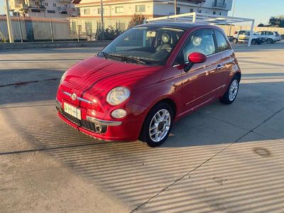 Usata Fiat 500 Lounge 69 CV (50 kW) 2010 Rosso Utilitaria