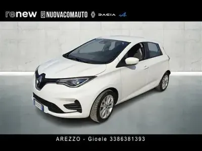Usata Renault Zoe Zen 80 kW (109 CV) 2020 Bianco Utilitaria