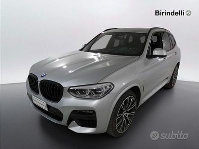 Usata BMW X3 M Sport 190 CV (139 kW) 2020 Glaciersilber metallizzato SUV