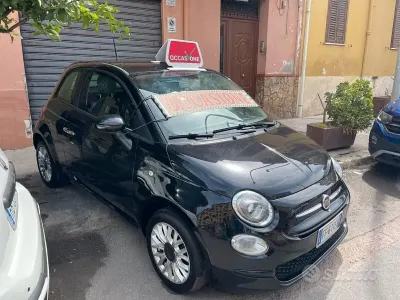 Usata Fiat 500C Lounge 95 CV (69 kW) 2016 Nero Cabrio
