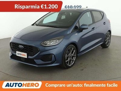 Usata Ford Fiesta ST-Line X 125 CV (91 kW) 2023 Blu/azzurro Utilitaria