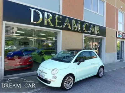 Usata Fiat 500 Lounge 95 CV (69 kW) 2014 Azzurro pastello Utilitaria