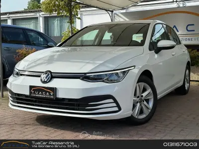 Brugt VW Golf VIII Style 116 HK (85 kW) 2022 Hvid Sedan