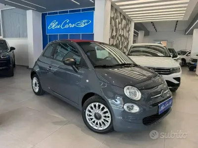 Usata Fiat 500C 70 CV (51 kW) 2022 Grigio Cabrio
