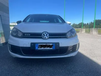 Usata VW Golf VI GTD 170 CV (125 kW) 2011 Bianco Utilitaria