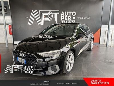 Usata Audi A3 Sportback Advanced 150 CV (110 kW) 2022 Nero Utilitaria