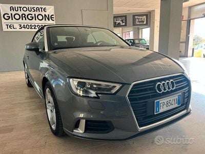 Usata Audi A3 Cabriolet Sport 116 CV (85 kW) 2018 Grigio Cabrio