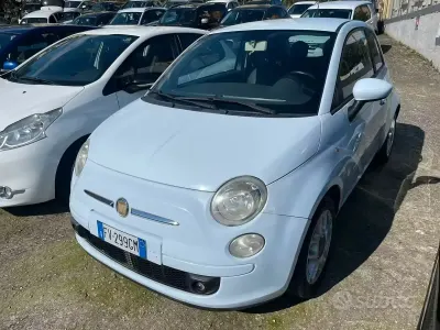 Usata Fiat 500 Lounge 69 CV (50 kW) 2008 Blu Berlina