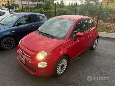 Usata Fiat 500 69 CV (50 kW) 2019 Rosso metallizzato Utilitaria