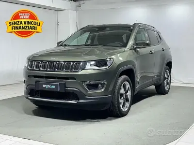 Usata Jeep Compass Limited 140 CV (102 kW) 2020 Verde SUV