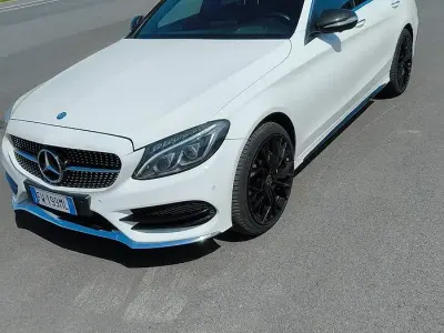 Usata Mercedes C220 170 CV (125 kW) 2015 Bianco Berlina